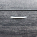 Scarpiera Vicky 60x24x115 h cm in Legno Grigio Scuro