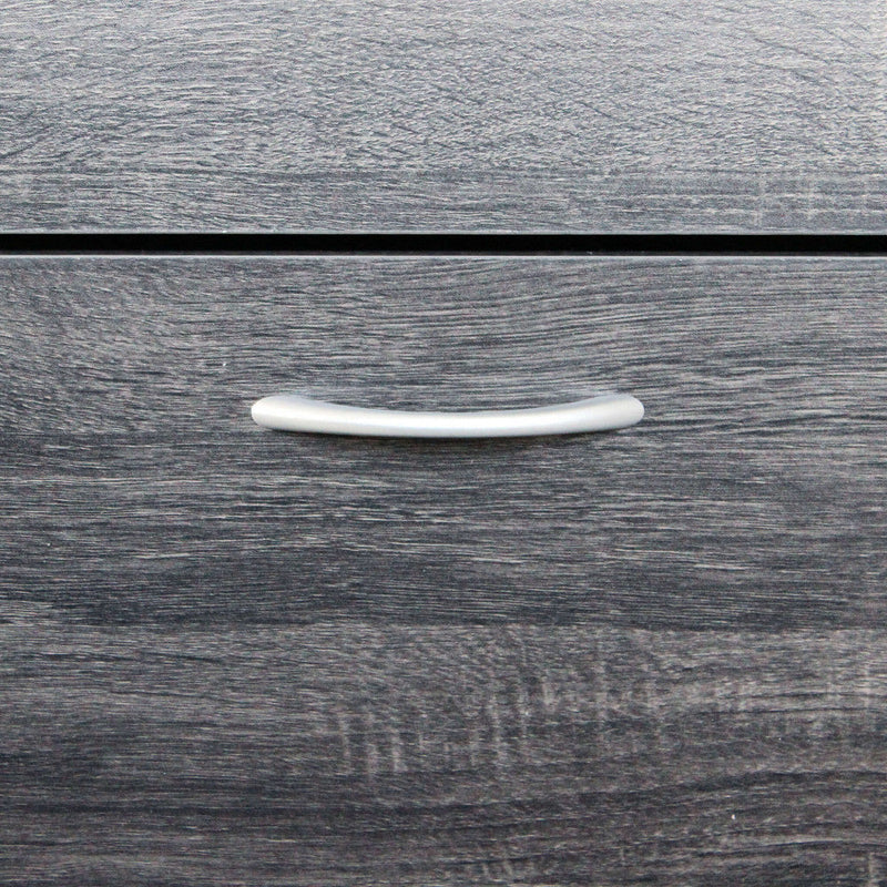 Scarpiera Vicky 60x24x115 h cm in Legno Grigio Scuro