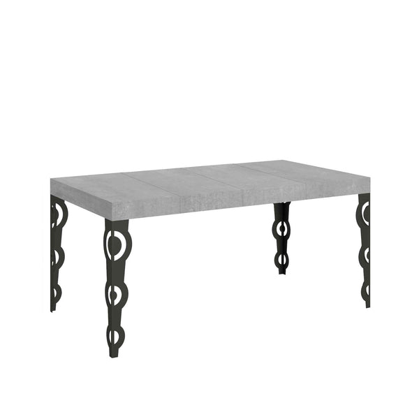 acquista Tavolo Allungabile 140/244x90x77 cm Karamay Premium Cemento