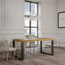 Tavolo Allungabile 180-440x90x77 cm Tecno Quercia Naturale