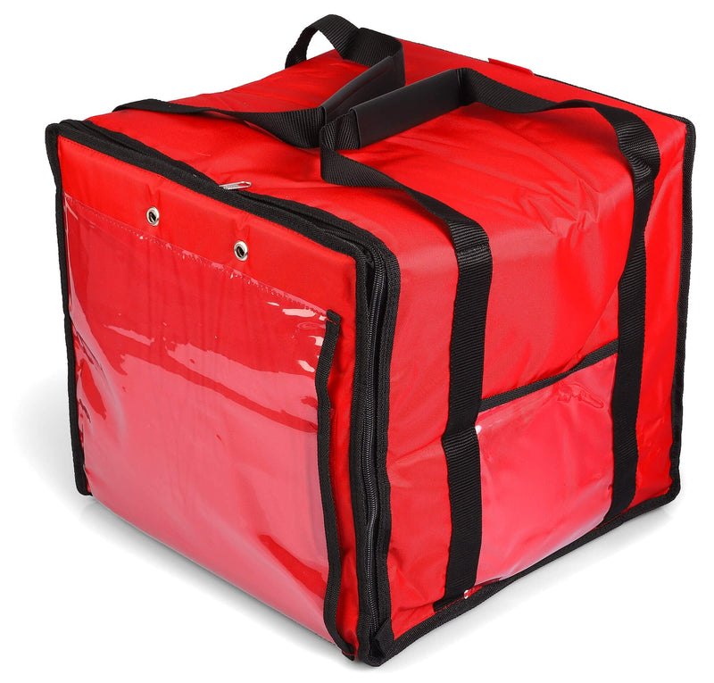 Borsa Termica Porta Pizze da Asporto 8/10 Cartoni Safemi Express 10 Rossa e Nera