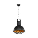 Lampada a sospensione Tonya  stile industriale nero