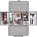 Valigetta per Estetista 27.5x20.5x20.5 cm Case Portatrucchi Make UP in Alluminio