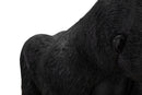 Statua Gorilla 35x37,5x21,5 cm in Poliresina Nero