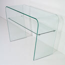 Consolle Fissa in Vetro H75x40x120cm Eta Trasparente 