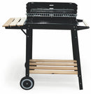 Barbecue a Carbone Carbonella Rettangolare con Ruote Soriani Sun-day Nero