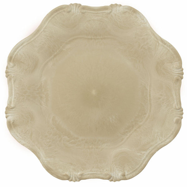 Set 6 Platzteller aus Kunststoff Ø 33cm Villa d'Este Hippie Elfenbein prezzo