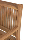 Panca 3 Posti 158x62x88 h cm in Legno Marrone