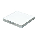 Tavolo da Campeggio Picnic Pieghevole Regolabile in Alluminio 120x60x54/70 cm 