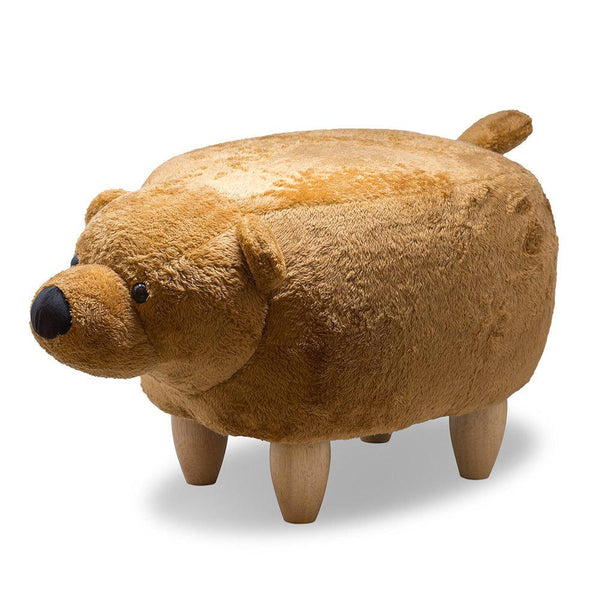 acquista Hocker Pouf Fußstütze für Kinder 65 x 35 x 36 cm White Bear Divina Home