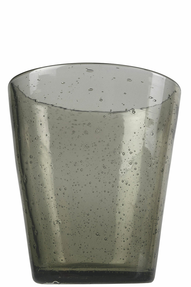 Set 6 Bicchieri per Acqua in Pasta Di Vetro 250 ml Villa d'Este Home Tivoli Fumè Cancun Satin