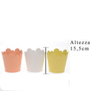 Set 6 Contenitori Decorativo con Rilievo Ø 155 cm