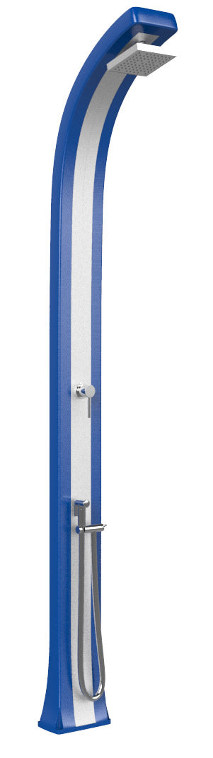 online Doccia da Giardino Miscelatore e Doccetta Arkema Spring Plus Fascia Inox Blu
