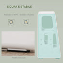Scaletta per Bambini 3 Livelli 47x47x90 cm in HDPE Bianco
