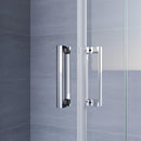 Porta Parete Doccia 1 Anta a Libro in Cristallo Trasparente 6mm H195 Bonussi Fiona Varie Misure