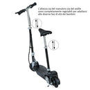 Monopattino Elettrico per Bambini 120W Pieghevole con Sedile Nero 