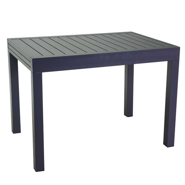 Tavolo Allungabile da Giardino 125/250x75xh75 cm in Alluminio Cleveland Antracite-1