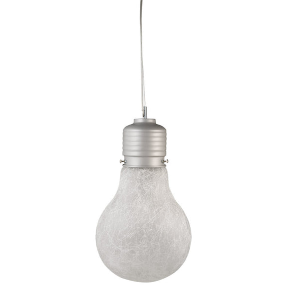 prezzo Aufhängung 1xE27 Silber Rahmen Weiß Filament Glas E-Energy Elettra