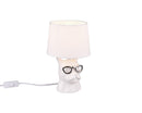 Lampada tavolo da Interno  E14 in Ceramica Bianco