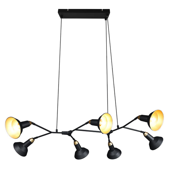 Lampada a Sospensione da Interno Attacco E14 in Metallo Nero Opaco acquista