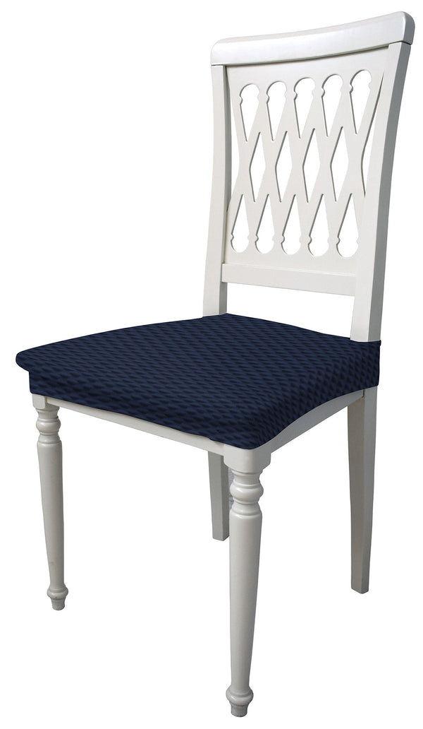 sconto Set mit 2 Stretch-Stuhlhussen aus dunkelblauem modischem Polyester