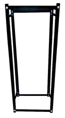 Portalegna per Camino da Interno o Esterno 40x25x99,5 cm in Acciaio King Nero