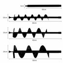 Trivella a Benzina 52cc con 3 Punte Asta Prolunga e Accessori di Sicurezza