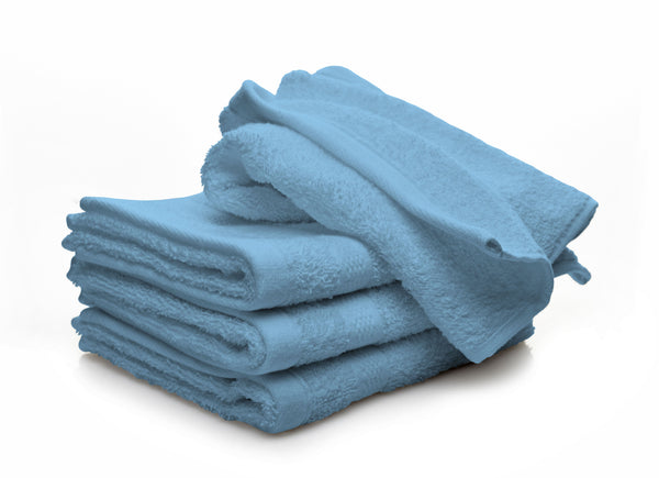 Schwamm-Set Gästetücher + hellblaues Tuch prezzo