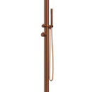 Doccia da Giardino in Acciaio Inox con Doccino Sined Chia Oro Rosa 