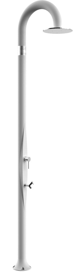 prezzo Doccia da Giardino Miscelatore Soffione e Lavapiedi Arkema Funny Yin Top Line Perla Bianca