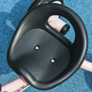 Triciclo per Bambini 70,5x50x58 cm con Seduta Regolabile e Campanello Rosa  