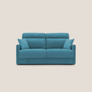 Divano Letto 2 Posti 156x102x97 cm in Tessuto Azzurro