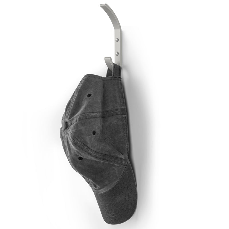 Appendiabiti da Parete Nelson Imballo 1 Pezzo Anodizzato Opaco Alluminio Emuca