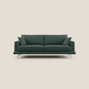Divano 2 Posti 178x88x93 cm in Tessuto Verde