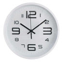 Orologio da Parete Ø30 cm in Plastica Bianco