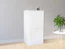 Mobiile 2 Ante 7 Ripiani 55x34x112 cm in PB Bianco