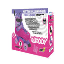 Pattini Classici con Scarpa Allungabile Misura Regolabile 31-34 Freno a Tampone Rosa/Viola