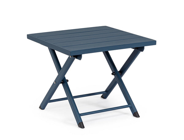 prezzo Tavolino da Salotto 44x43x36 cm in Alluminio Taylor Navy