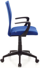 Sedia da Ufficio Operativa in Tessuto Milano Blu