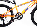Bicicletta per Ragazzo 20" 6V con Borraccia e Scudetto Frontale Blu e Arancione