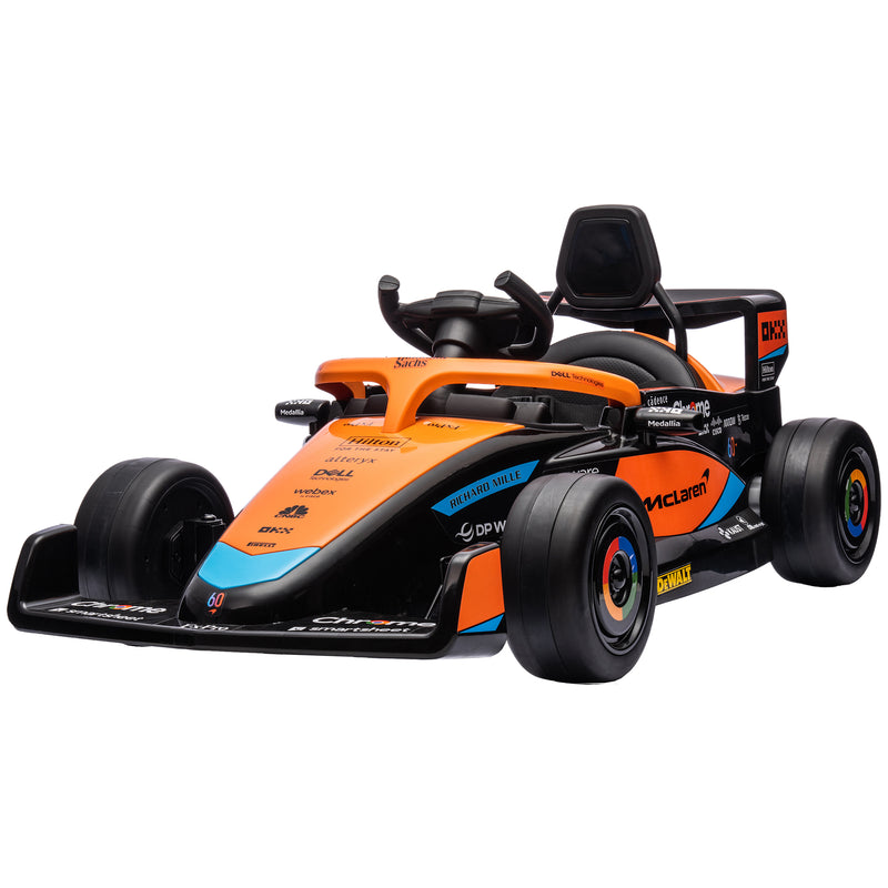 Macchina Elettrica per Bambini 12V con Licenza McLaren Racing Arancione