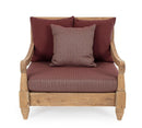 Poltrona 90x90x81h cm con Cuscini Bali Wine Fsc 