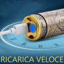 Mini Rasoio Portatile con Lame 2 Rotanti Design Vintage Ricarica USB