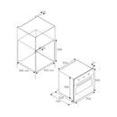 Forno a gas Bertazzoni multifunzione inox 60 litri F670 D9X 12 classe A+