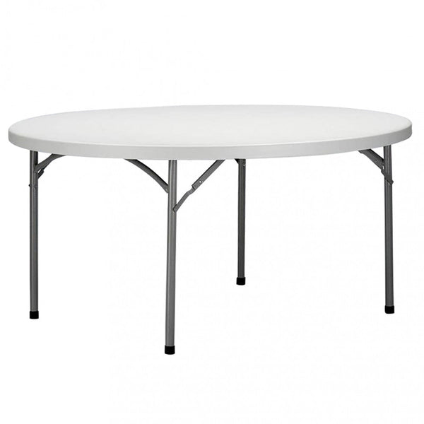online Klappbarer Catering-Tisch 150 x 74 h cm aus weißem Stahl