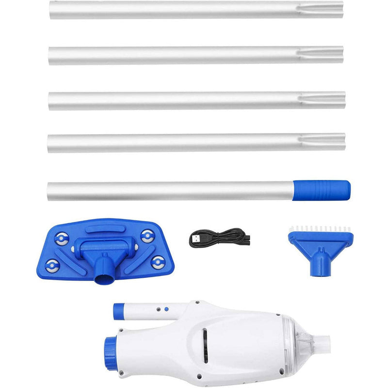 Set Pulitore Scopa a Batteria Ricaricabile per Pulizia Piscina e Spa Idromassaggio Bestway 58624