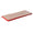 Echtes Kissen 110 x 45 x 4 cm aus rotem Polyester