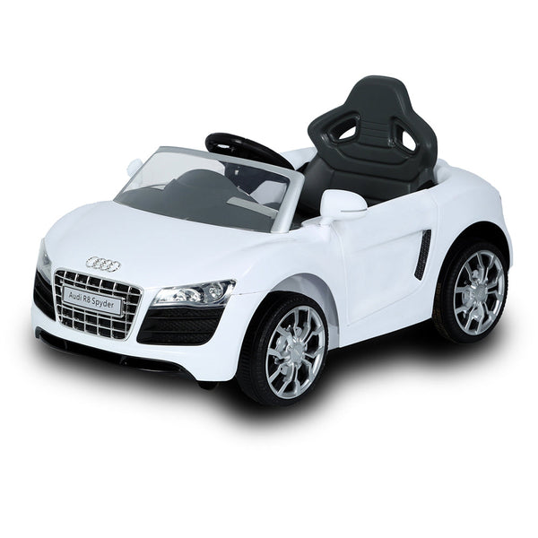 prezzo Elektro Rutscher 6V Audi R8 Spyder Weiß