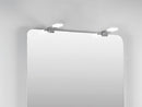 Applique Led per Specchio da Bagno Sagitarius 40 mm a Luce Fredda 5 Pezzi Tecnoplastica Emuca