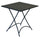 Klappbarer quadratischer Couchtisch 70x70 cm in Vorghini Stresa Black Iron